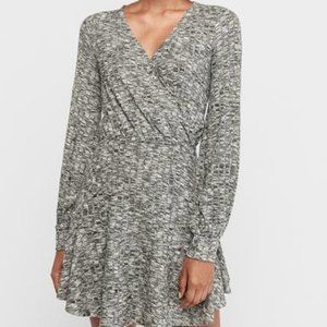 NWT Express Fit & Flare Ribbed Sweater Dress
